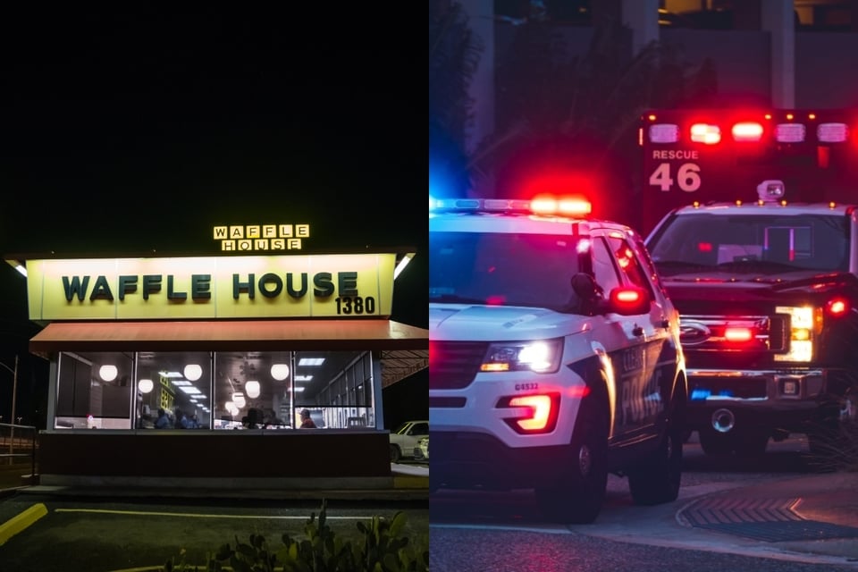 Tiroteo en Waffle House de Indianápolis deja 5 heridos y un muerto