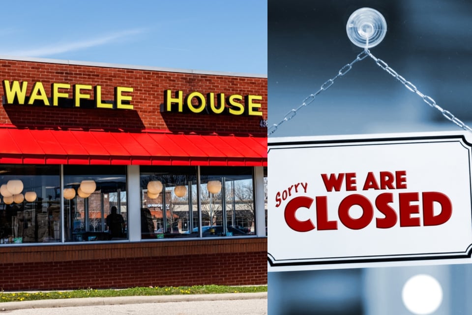 Waffle House cierra ubicaciones en Tampa y Fort Myers ante llegada de Huracán Milton