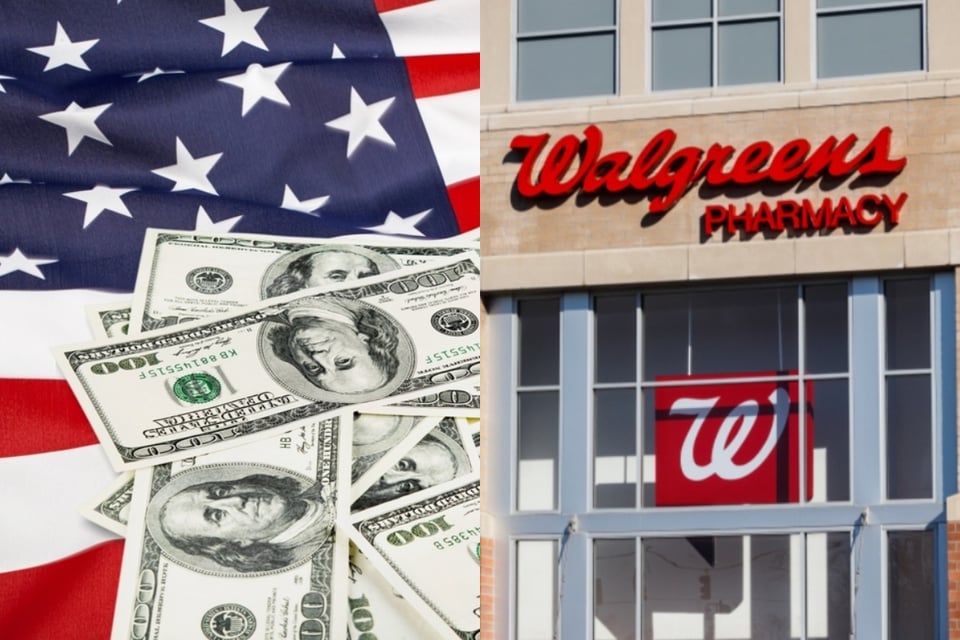 Residentes de EEUU recibirán pagos de $918 dólares por parte de Walgreens gracias a un acuerdo