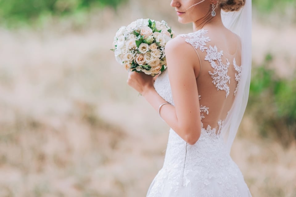 vestido de novia, vestido blanco, ramo, ramo de novia, MundoNOW
