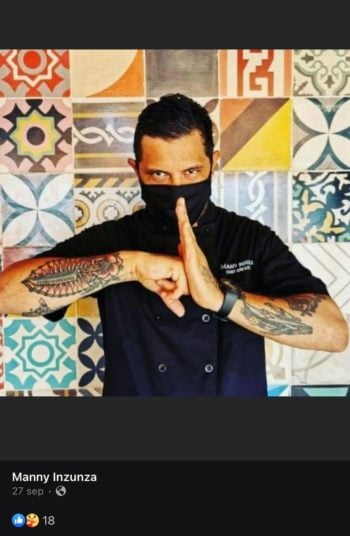 Chef Manny message