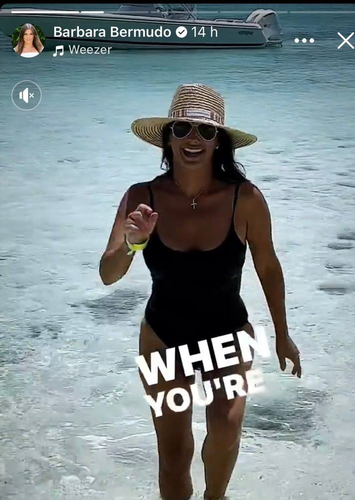 Bárbara Bermudo impacta : Luce bikini negro