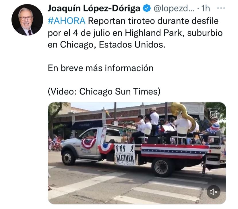 Confirman tiroteo en desfile del 4 de julio en Highland Park, Illinois