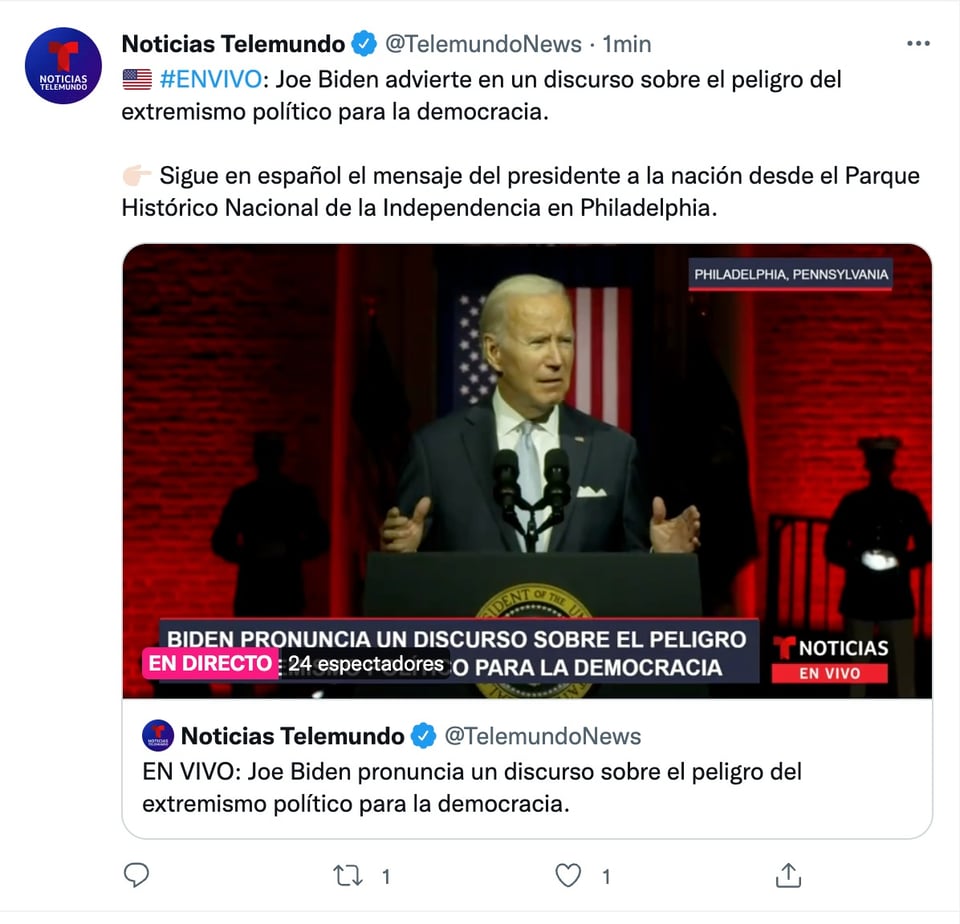 Habló del riesgo inminente