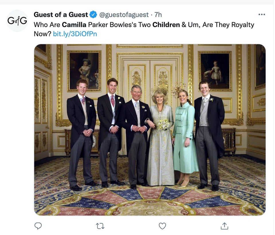 Children queen consort Camila: They will not have special security