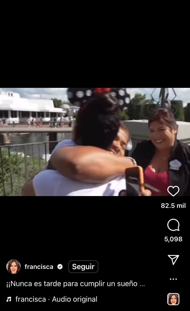 Francisca cumple sueño de mamá
