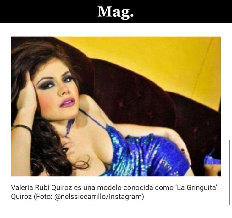 Quién es Valeria Quiroz