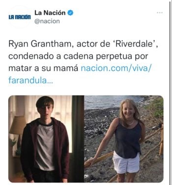 Actor mata su mamá