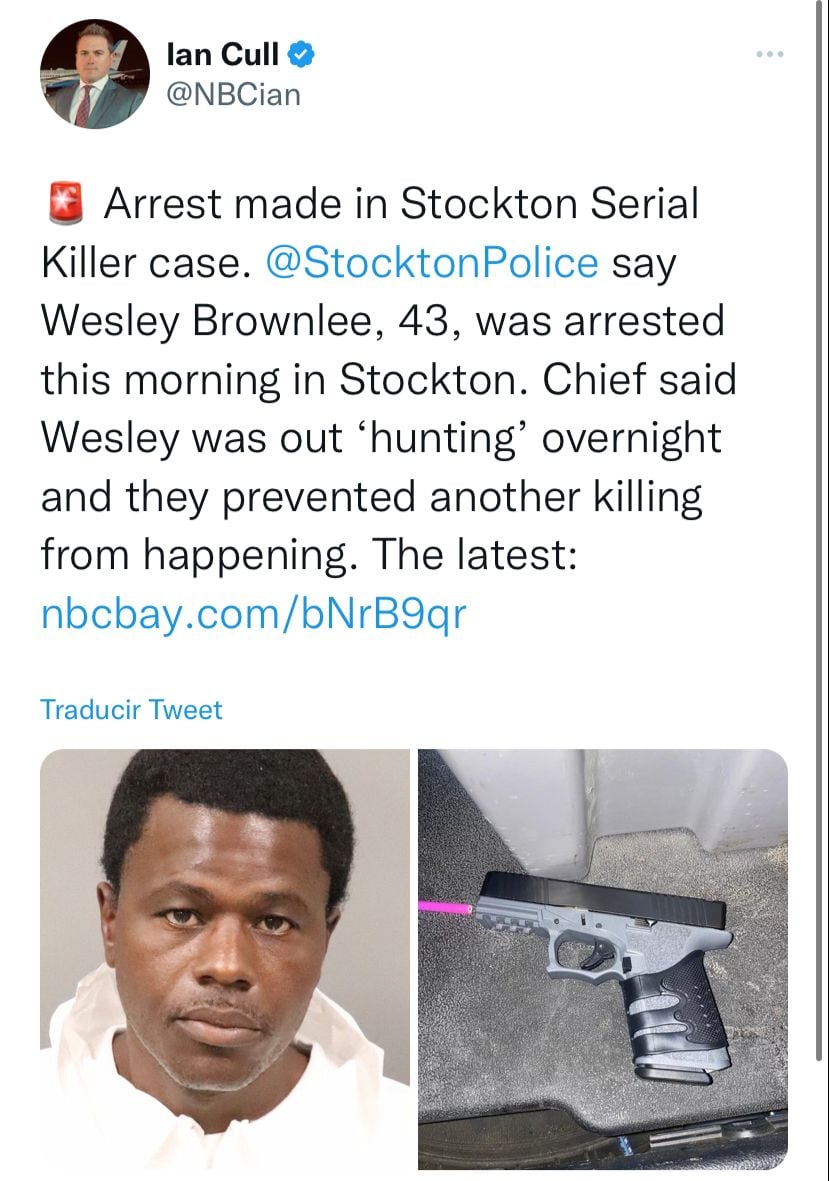 Dicen a quiénes mató el asesino serial en Stockton