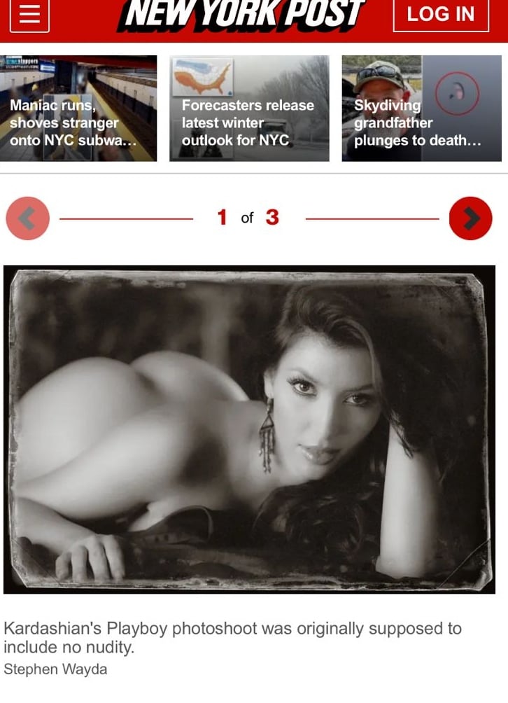 kim kardashian playboy