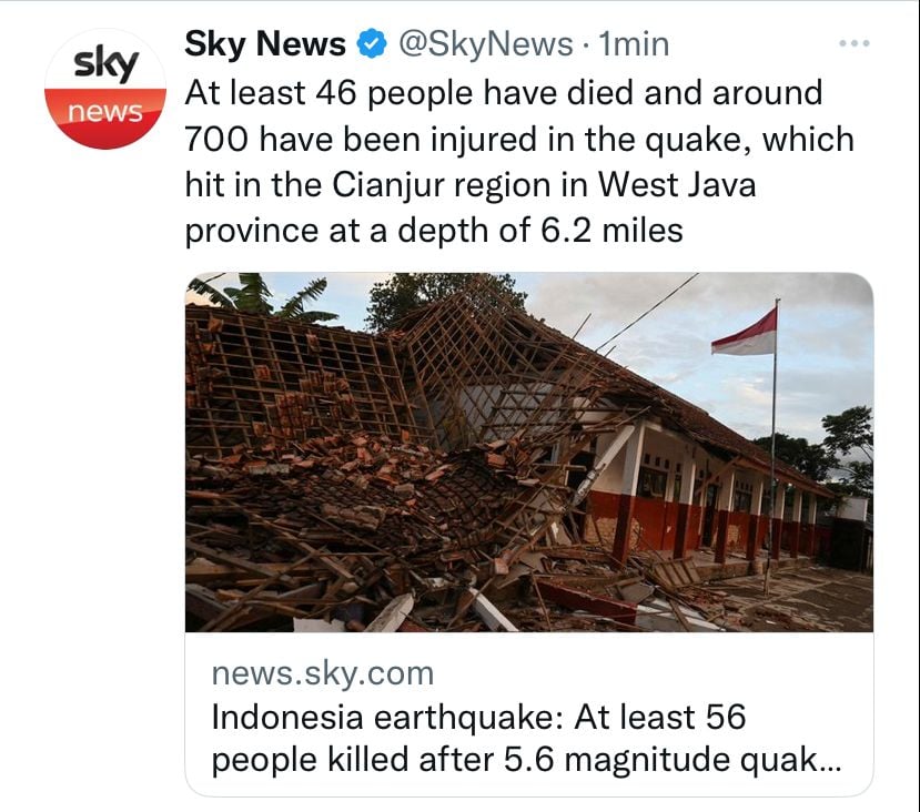 Indonesia es 'azotada' por mortales sismos