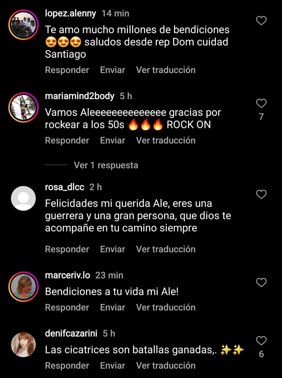 Los fanáticos salen a celebrar con ella