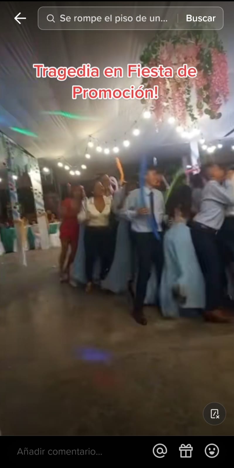 Sinkhole ends with graduation party