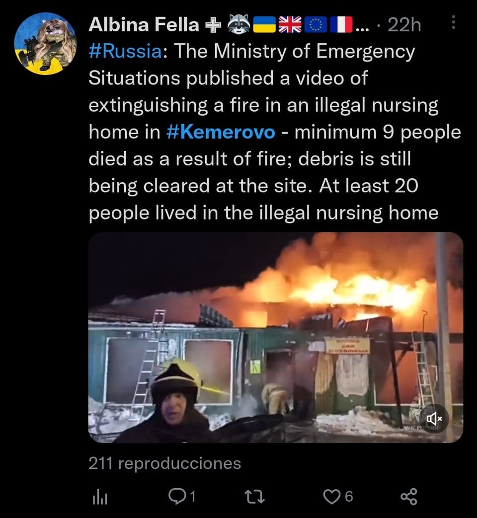 ¿Cómo se produjo el incendio en Rusia?