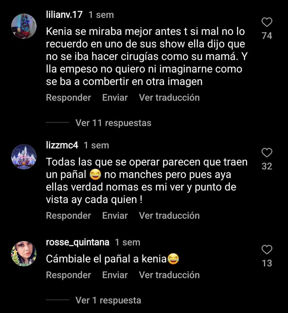 La hunden en los comentarios del video