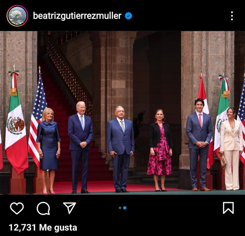 Esposa de López Obrador es "opacada" por Jill Biden