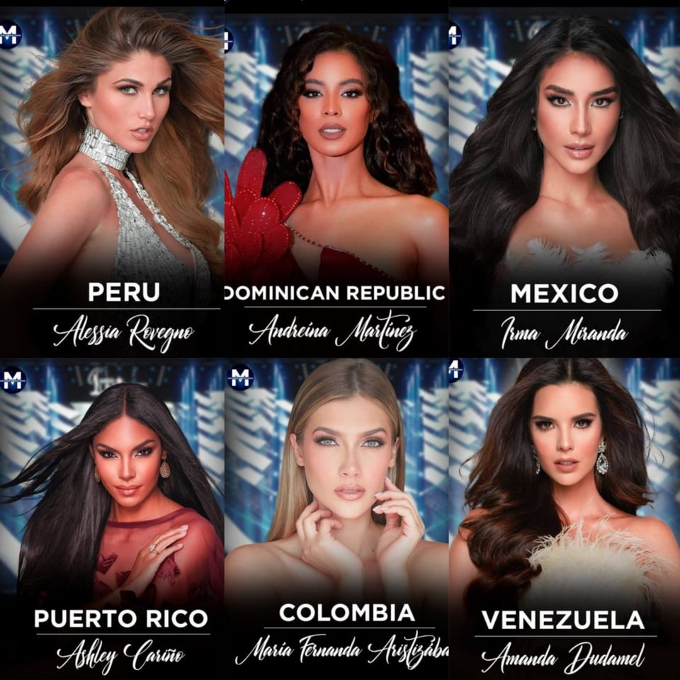 These are some of the Hispanics in the beauty pageant
