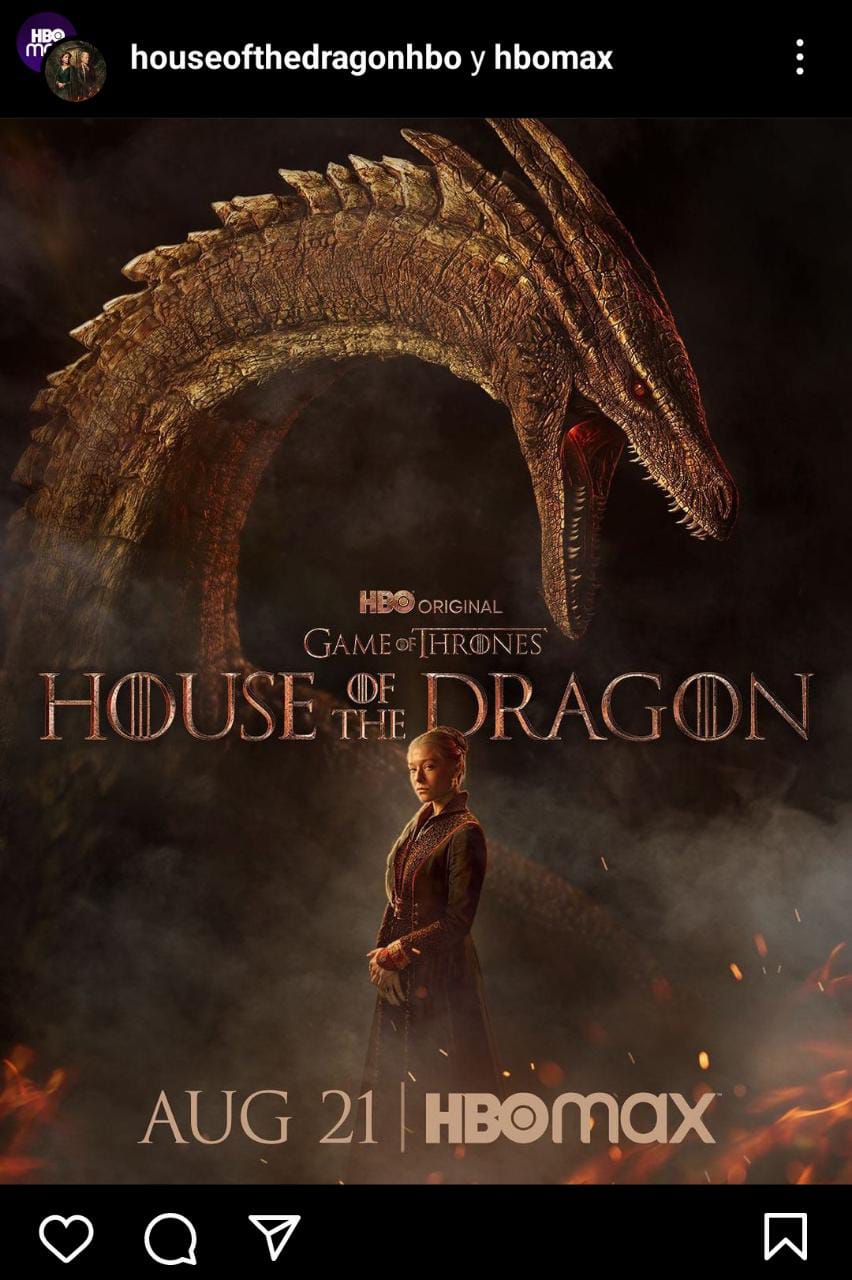 La casa del dragón es una precuela de la serie Juego de Tronos
