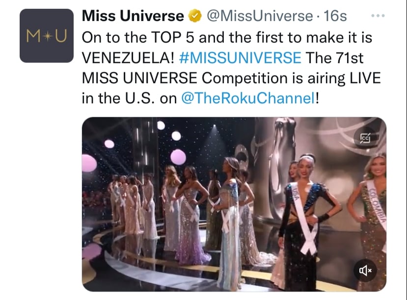 EN VIVO: Las cinco finalistas de Miss Universo 2023