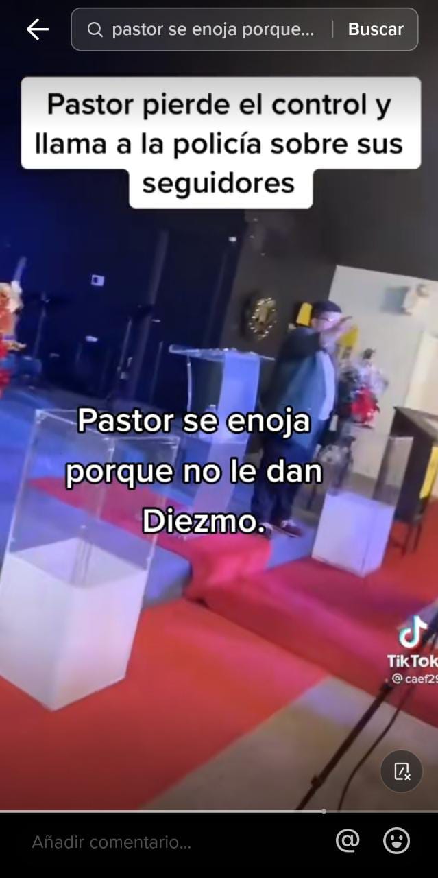 El pastor corrió a los feligreses de la iglesia luego de que no entregaran el diezmo