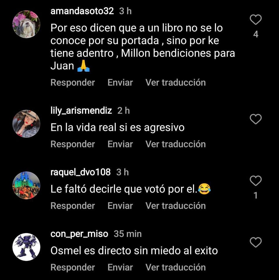 Internautas reaccionan a lo platica entre Osmel y Juan Rivera