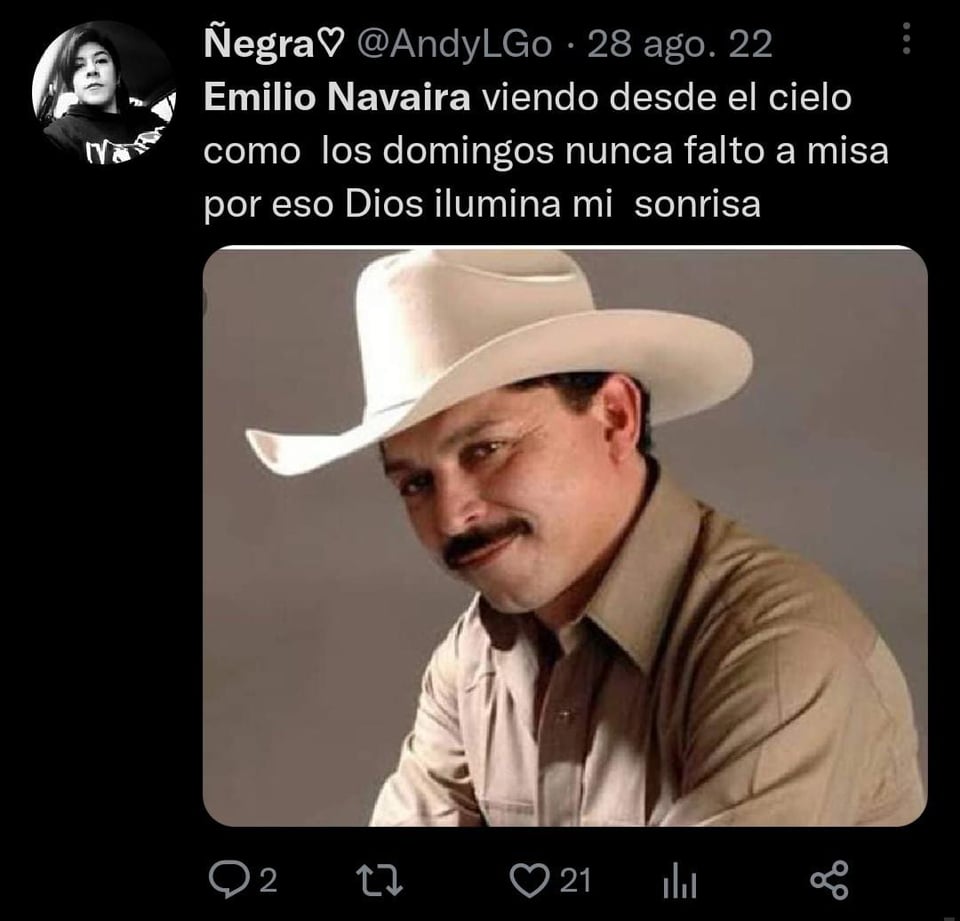 Emilio Navaira era un cantante originario de San Antonio, Texas