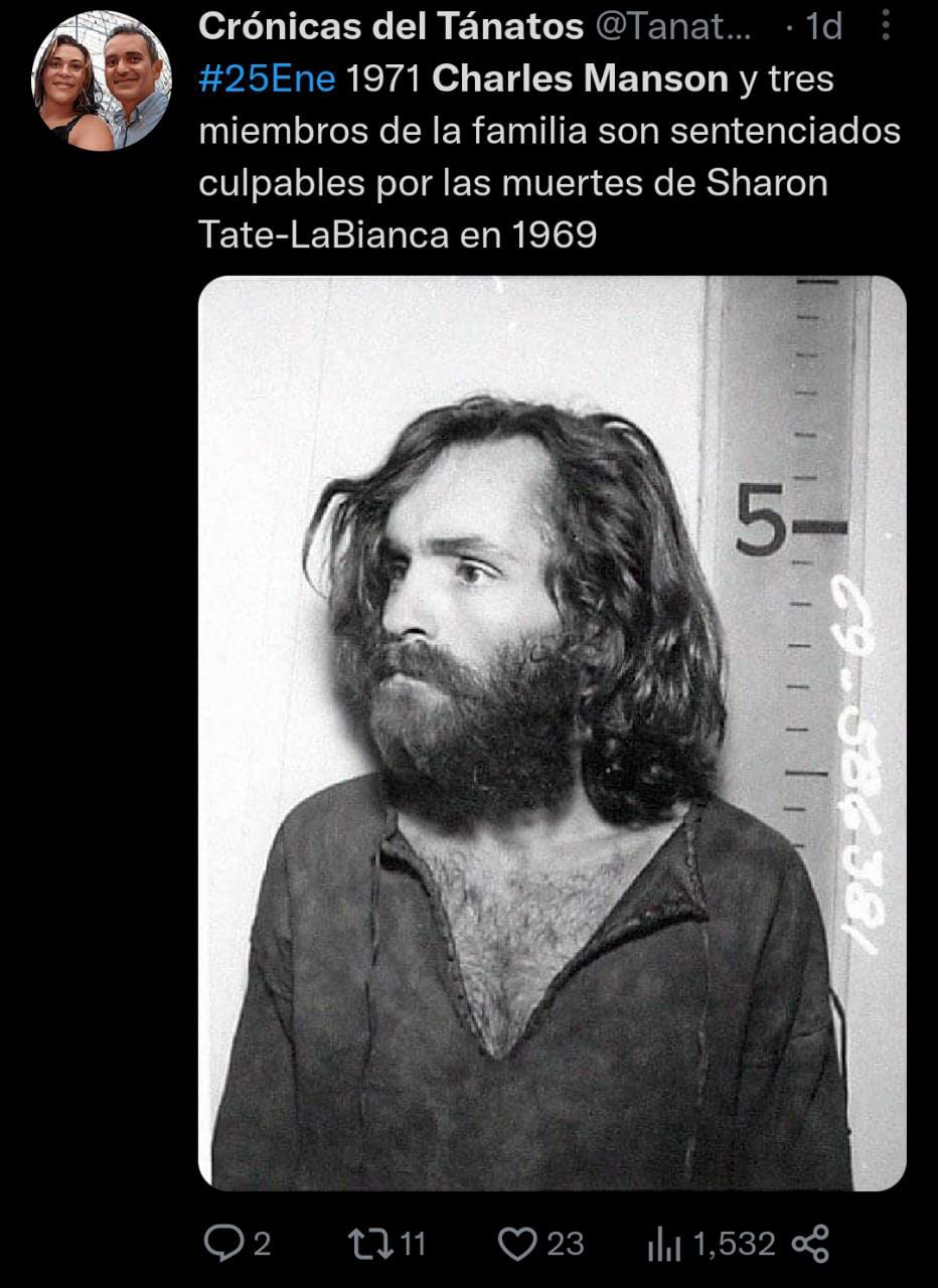 La autopsia de Charles Manson reveló más de un detalle que le causó la muerte