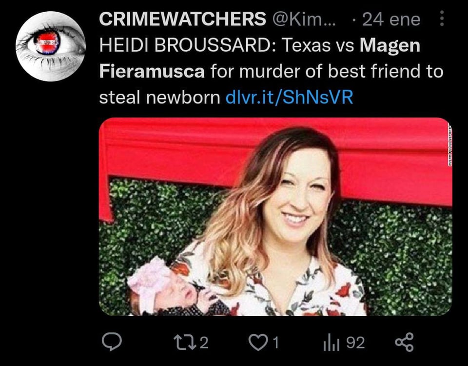 Fieramusca presentó a su expareja al bebé de Broussard como suyo