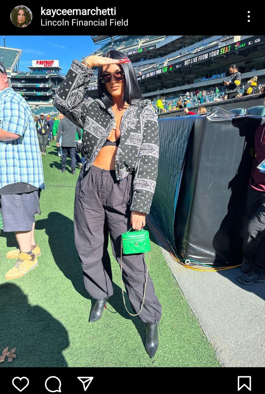 For Kaycee Marchietti, the playing field is a catwalk where she wears her best outfits