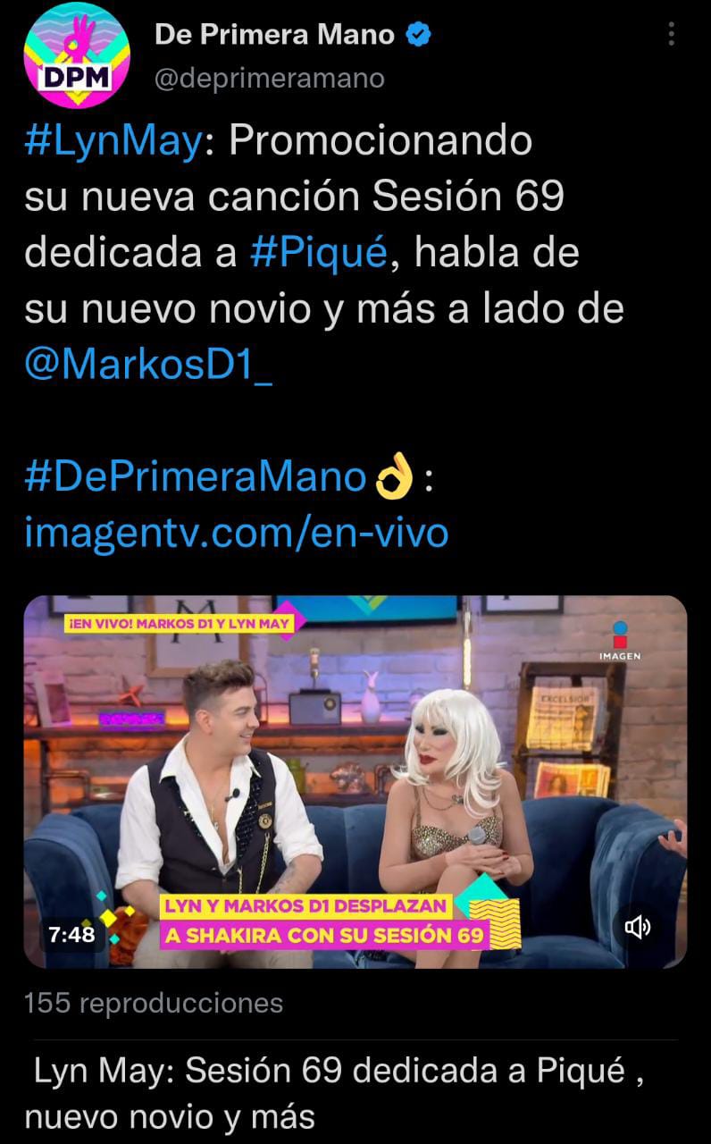 Lyn May declaró estar de lado de Shakira ante el escándalo de la infidelidad de su expareja y arremetió contra Piqué