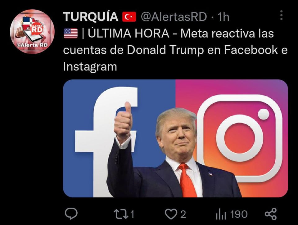 De momento no se sabe si regresara a las redes sociales o se quedará con la plataforma de 'Truth Social'