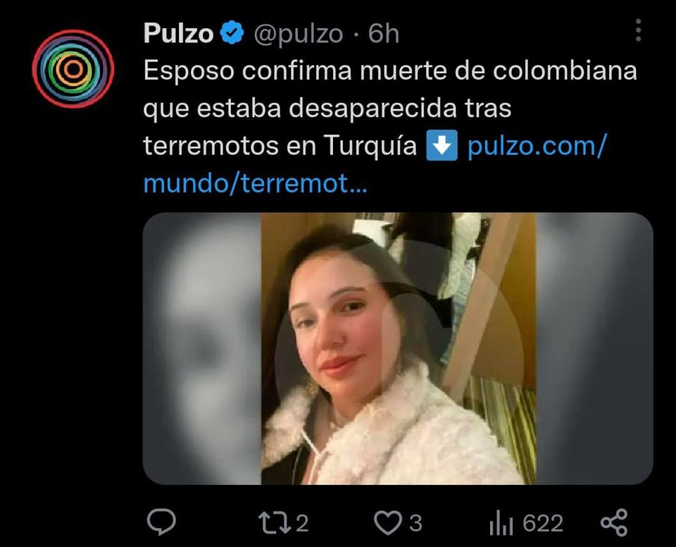 Johanna Millán se encontraba en una viaje de trabajo cuando el temblor sucedió