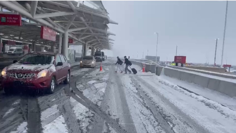 También los condados de Denver, Boulder y el este de Adams y Arapahoe están bajo un aviso de clima invernal
