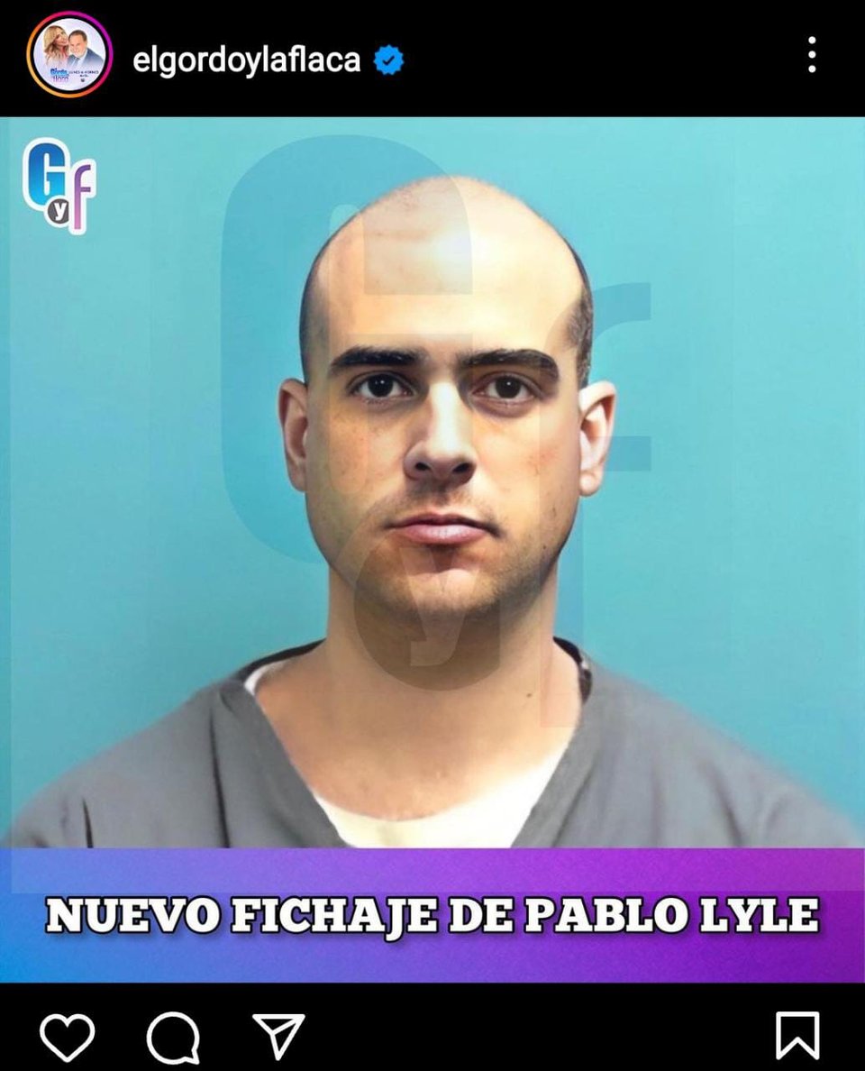 Sale a la luz la ficha policial de Pablo Lyle y sorprende a todos con su apariencia
