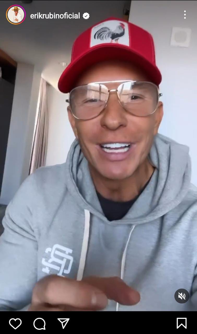 Erik Rubín se muestra molesto luego de rumores de romance con Apio Quijano