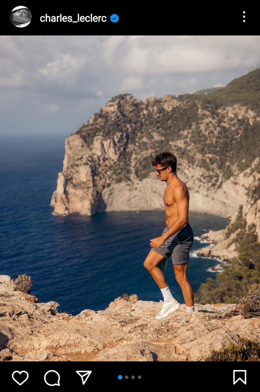 It's no surprise that Charles Leclerc enjoys extreme activities