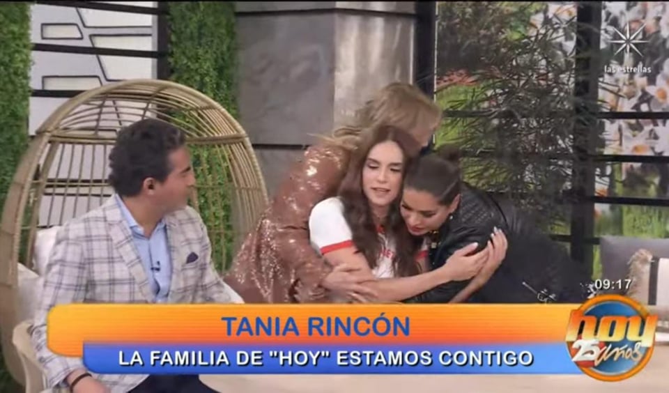 Andrea Legarreta y Galilea se mostraron devastadas por la separación de Tania Rincón