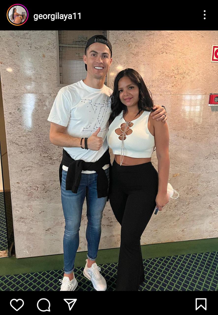 Cristiano Ronaldo denies having been intimate with Venezuelan influencer Georgilaya