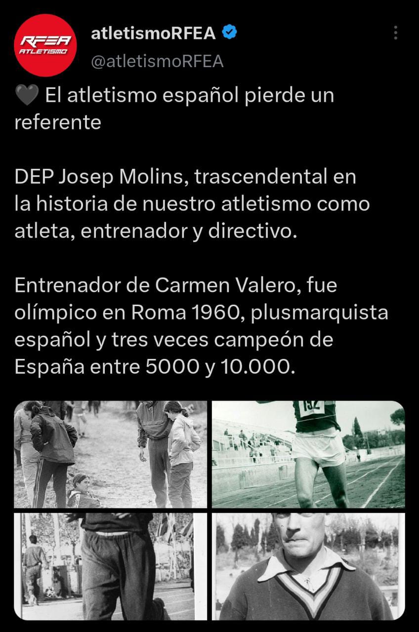 Muere Josep Molins y comienzan a despedirse de él en redes