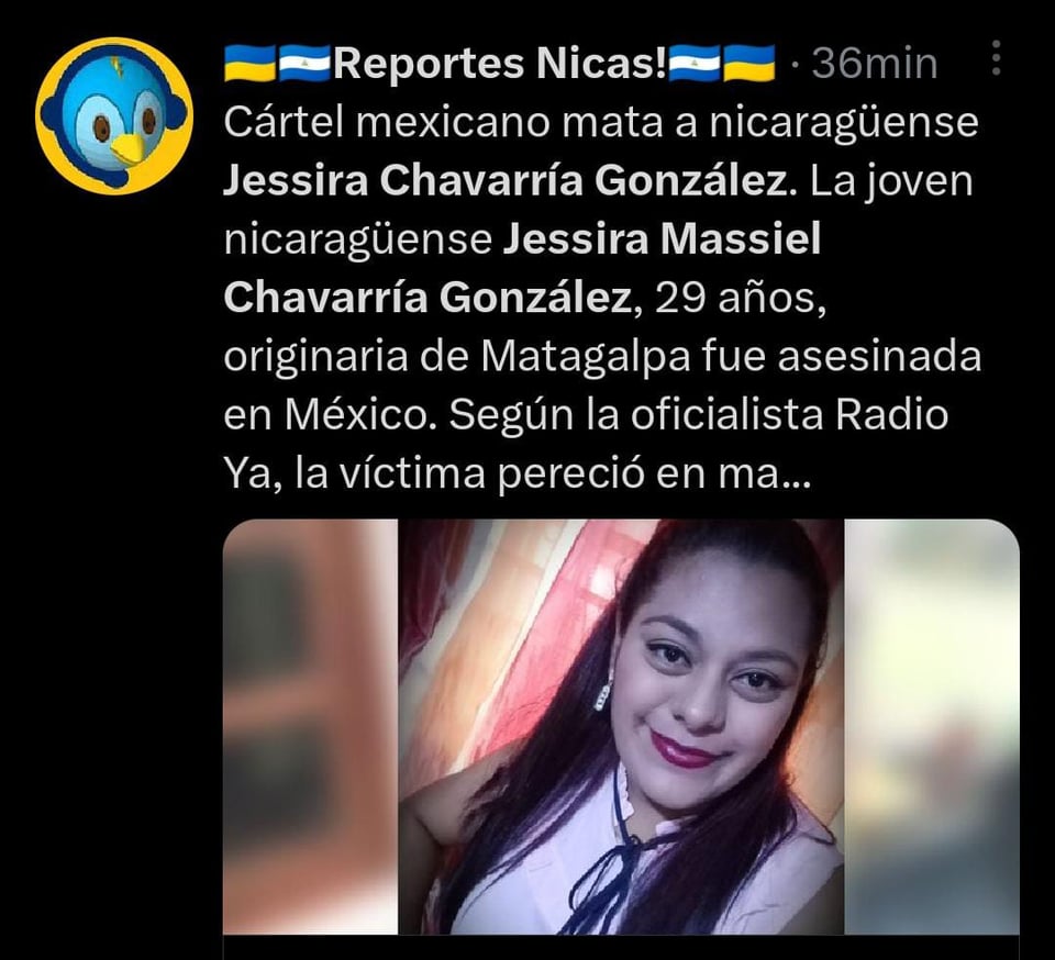 Asesinan a maestra nicaragüense que quería pagar operación de su hijo más pequeño