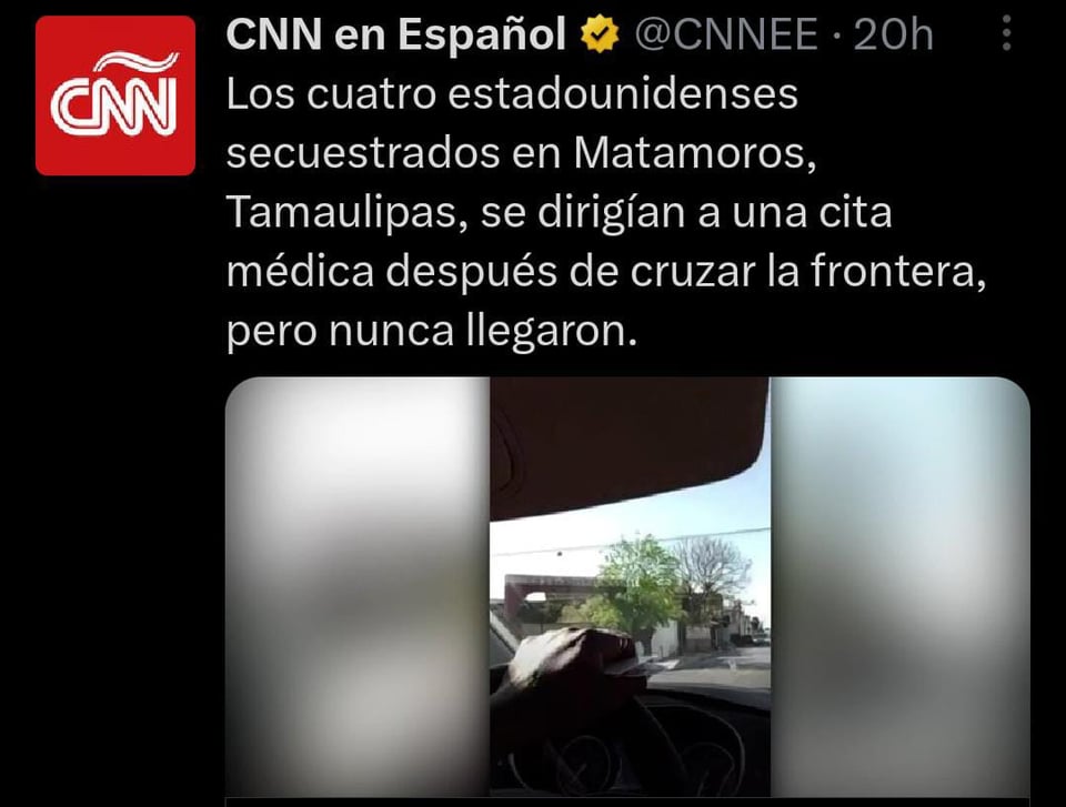 Un nuevo video de los cuatro estadounidenses secuestrados en México sale a la luz