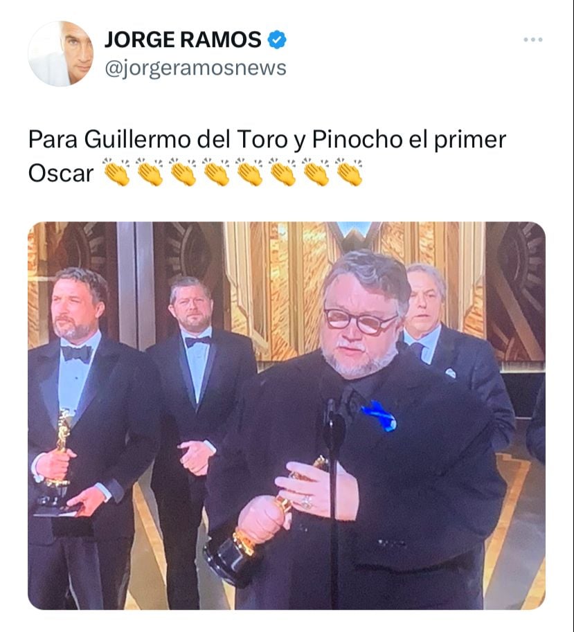 GUILLERMO DEL TORO ES GANADOR