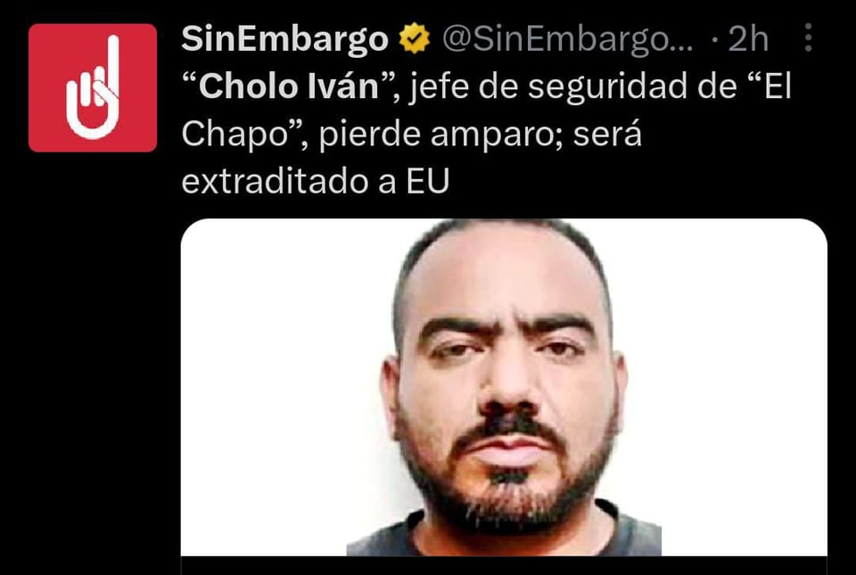 Se encargó de la protección del narcotraficante durante viajes de México a EEUU