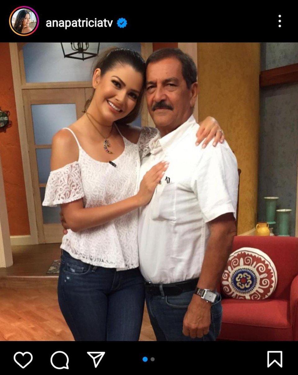 La modelo y presentadora de televisión Ana Patricia Gámez se mostró de luto con un emotivo mensaje