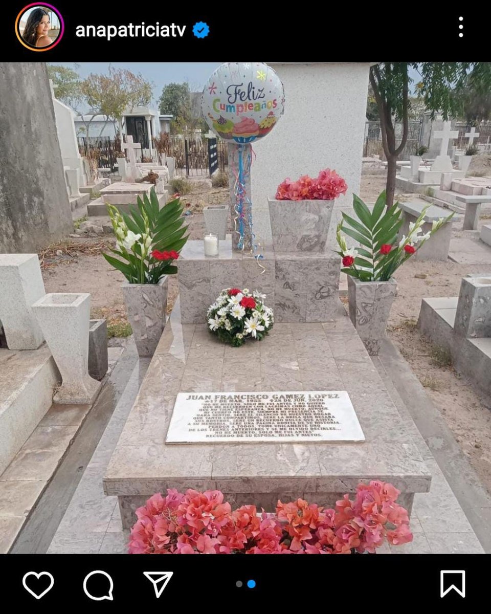 Ana Patricia Gámez se muestra de luto con emotivo mensaje para su padre en el día de su cumpleaños