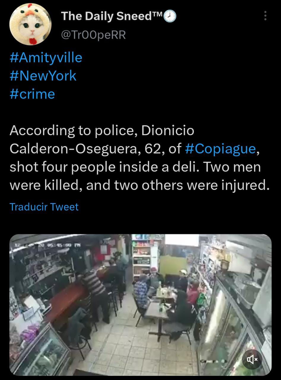 Dionicio disparó a cuatro hispanos al interior del establecimiento