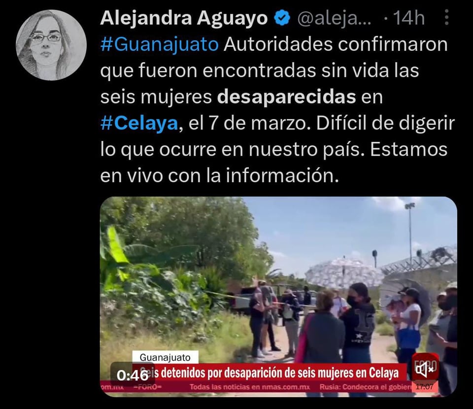Señalan que los restos óseos pertenecen al menos 5 de las seis desaparecidas