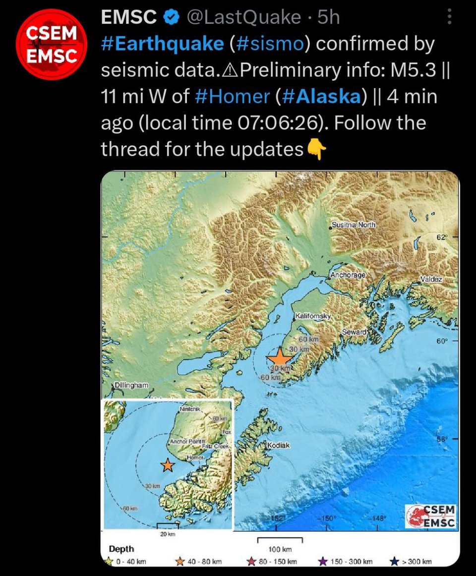 Sismo de 5.4 sacude el Océano Pacífico en EEUU