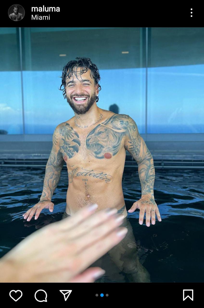 Maluma se descara dejando poco a la imaginación con una candente publicación en su cuenta de Instagram