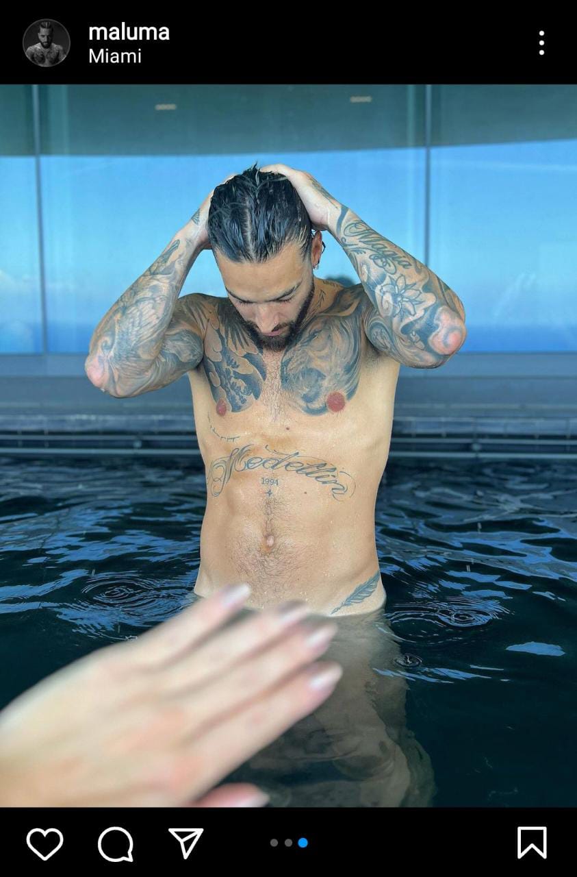 Maluma se descara dejando poco a la imaginación con una candente publicación